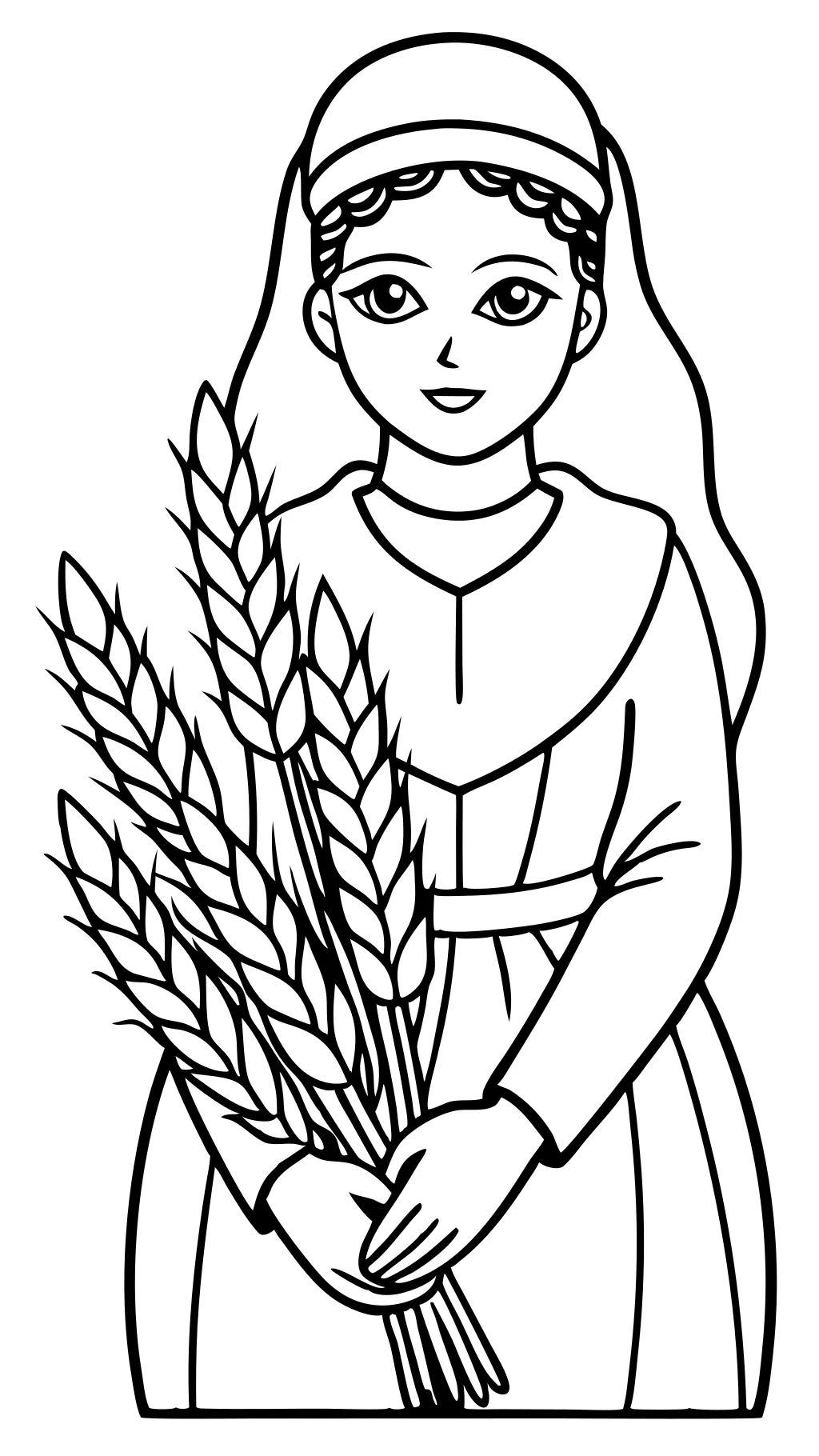 coloriages de la Bible Ruth